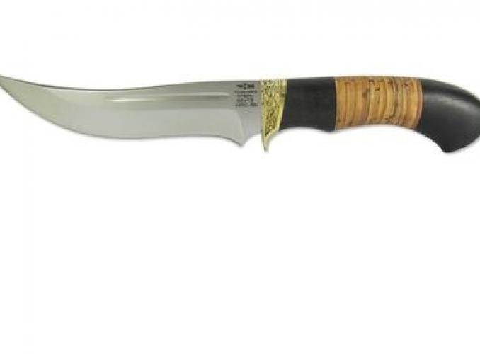 Нож нескладной НМ-5 (5241)н, рукоять-венге/береста, сталь 65х13