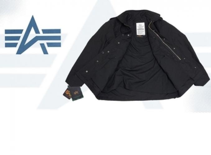 Куртка М-65 Field Coat Alpha Industries Black, XL