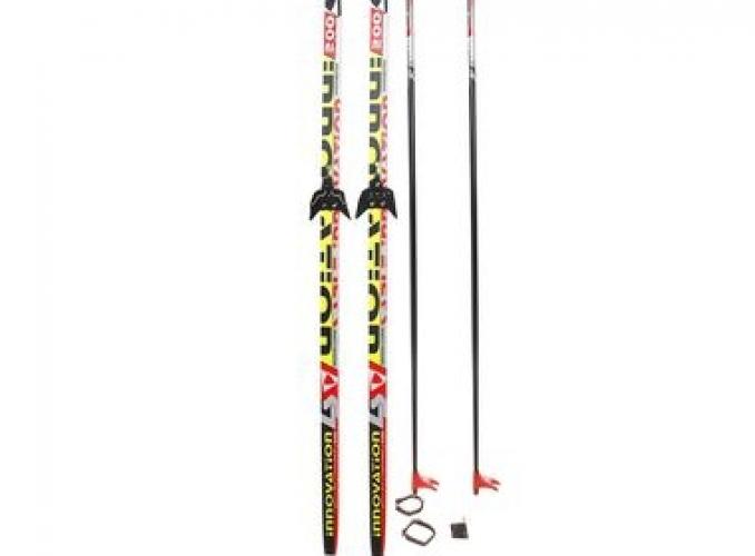 Комплект лыжный БРЕНД ЦСТ (200/160 (+/-5 см), крепление: 0075мм ) МИКС
