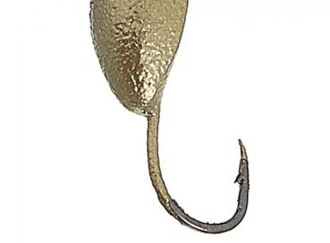 Мормышка вольфрам Пирс Банан, вес 1.5г , цвет золото