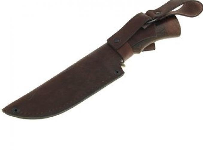 Нож нескладной Варяг,кованная  сталь 95х18 со следами ковки, рукоять-венге, литье