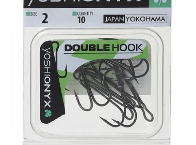Двойники Yoshi Onyx Double Hook №2 BN (набор 10шт)