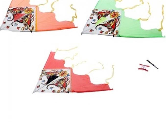 Воздушный змей Бабочки с леской, цвета МИКС