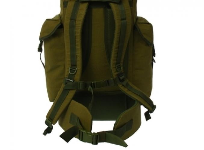 Рюкзак туристический Хантер, 1 отдел. 2 наружных кармана, объём - 40л, цвет хаки