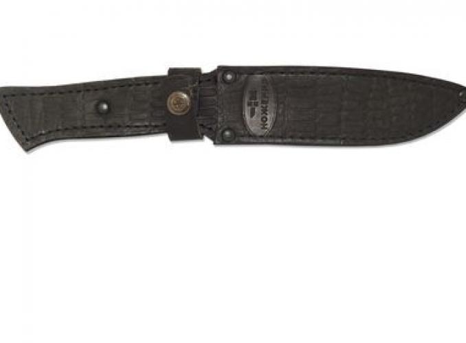 Чехол кожаный для нескладного ножа №4с, 14-14,5 см, ширина 2,5 см