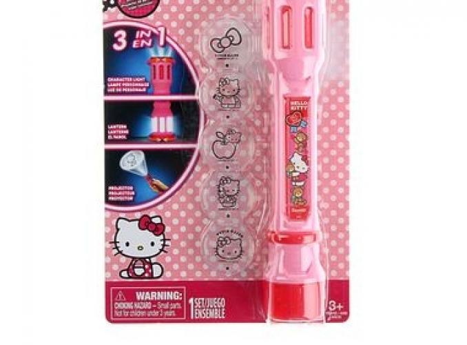 Фонарик-проектор 3 в 1 (Фонарь-Лампа-Проектор) Hello Kitty
