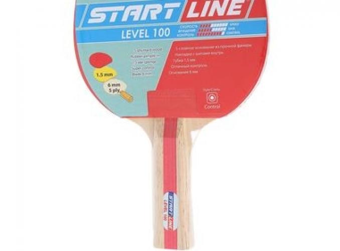Ракетка для настольного тенниса с анатомической ручкой Start line Level 100