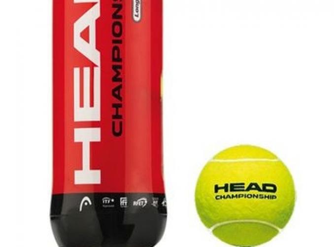 Мяч теннисный HEAD Championship 3B, в тубе 3 мяча