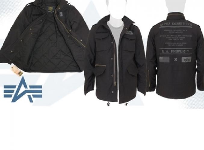 Куртка утеплённая Infantry Alpha Industries Black, L