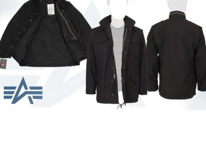 Куртка M-65 Slim Fit Alpha Industries Black, M