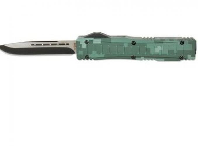 Нож складной выкидной Ножемир A-101C, рукоять-пластик, сталь 65х13