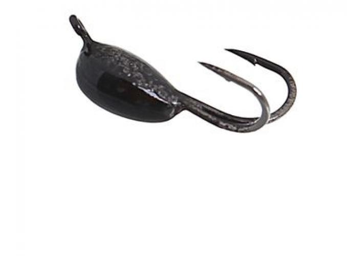 Мормышка вольфрам Пирс Коза-Капля 1.0г, цвет черный