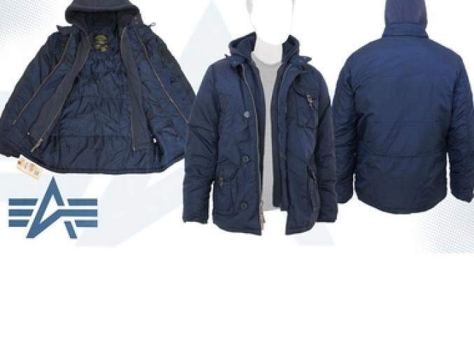 Куртка утеплённая Cobbs II Alpha Industries Replica Blue, M