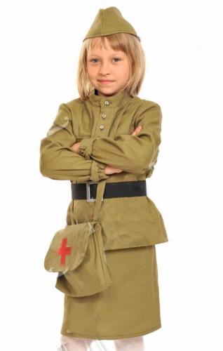 Детский костюм военной медсестры - купить 
