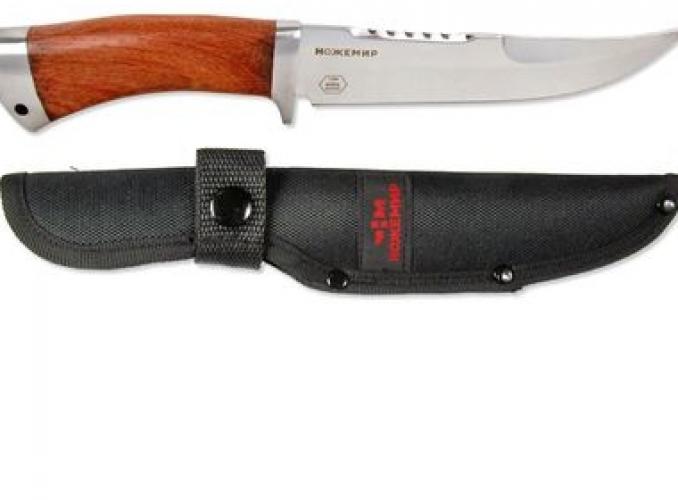 Нож нескладной Ножемир H-128, рукоять-палисандр, сталь 40х13
