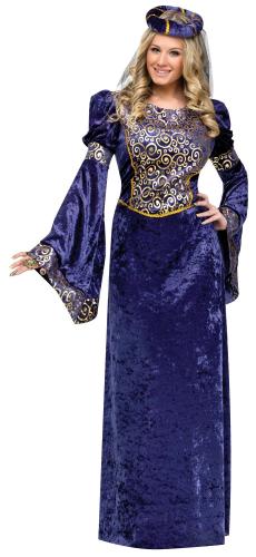 Фиолетовый костюм королевы ренессанса - купить 