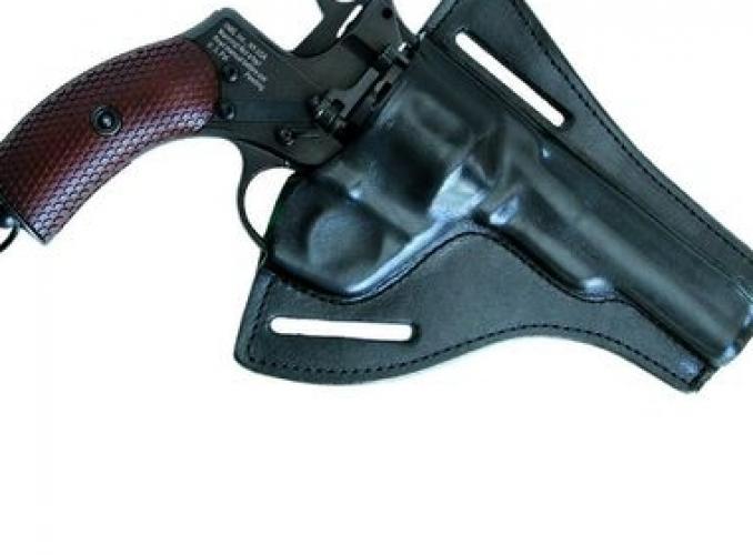 Кобура поясная для пневматического пистолета №1 (III) для пистолетов Gletcher NGT, Наган