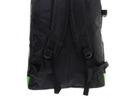 Рюкзак туристический Турист, 1 отдел, 3 наружных и 2 боковых кармана, объём - 43л, чёрный/зелёный