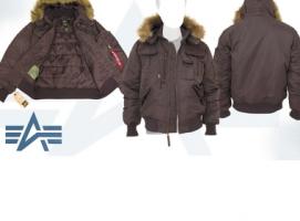 Куртка утеплённая Deflector Alpha Industries Deep Brown, M