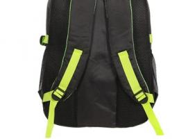 Рюкзак туристический Тони, 2 отдела, 3 наружных кармана, усиленная спинка, объём - 22л, чёрный/зелёный