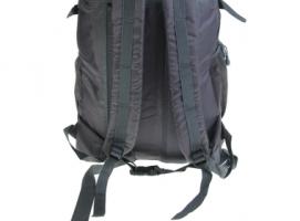 Рюкзак туристический Путник, 1 отдел, 2 наружных и 2 боковых кармана, усиленная спинка, объём - 47л, серый/зелёный