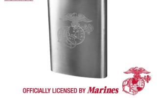 Металлическая фляга USMC 