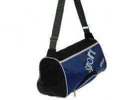 Спортивная сумка Sport 1 отдел, наружный карман, длинный ремень, цвет синий