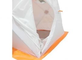 Палатка Призма Стандарт 150, 2-слойная, цвет бело-оранжевый