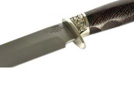 Нож нескладной булатная сталь ЛЕСНИК (6332)б, рукоять-венге, булатная сталь