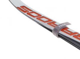 Зажим-липучка для лыж TREK, узкий, цвета МИКС