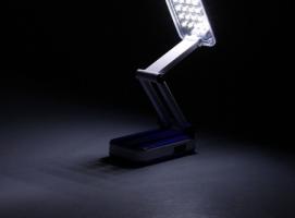 Фонарь-лампа Практичность 24 диода, солнечная батарея, 220V, евро, цвета МИКС