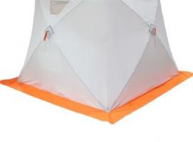 Палатка Призма Стандарт 200, 2-слойная, цвет бело-оранжевый