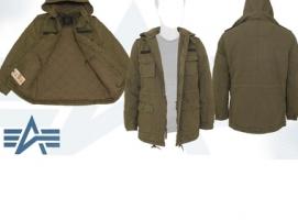 Куртка утеплённая M-65 Marcher Alpha Industries Vintage Olive, M