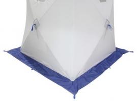 Палатка Призма Люкс 150, 3-слойная, цвет бело-синий