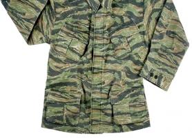 Винтажная рубашка VIETNAM тигровый камуфляж 