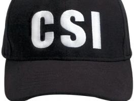 Черная бейсболка CSI 