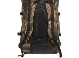 Рюкзак туристический на стяжке шнурком Лес, 1 отдел с увеличением, 3 наружных кармана, объём - 50л, цвет хаки