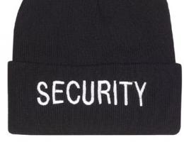 Черная шапка SECURITY 
