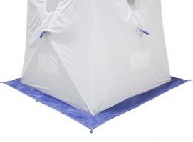 Палатка Призма Люкс 170, 1-слойная, цвет бело-синий