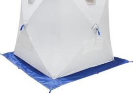 Палатка Призма Люкс 150, 1-слойная, цвет бело-синий