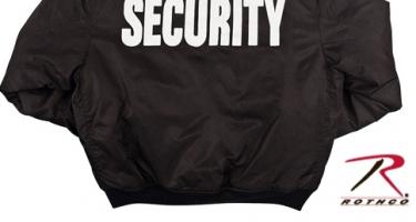 Летная черная курточка SECURITY 