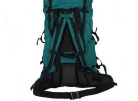 Рюкзак туристический Ирбис, 1 отдел, 3 наружных кармана, объём - 120л, цвет морской волны