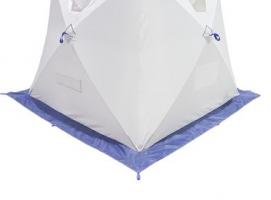 Палатка Призма Люкс 200, 1-слойная, с 1 входом, цвет бело-синий