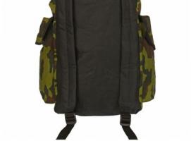 Рюкзак туристический на стяжке шнурком Камуфляж, 1 отдел, 3 наружных кармана, объём - 63л, цвет хаки