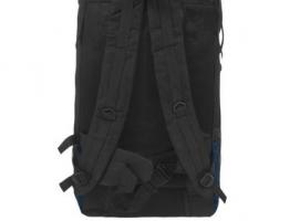 Рюкзак туристический на молнии Горы, 1 отдел, 4 наружных кармана, усиленная спинка, объём - 43л, чёрный/синий