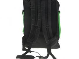 Рюкзак туристический Паутинка, 1 отдел, 5 наружных карманов, усиленная спинка, объём - 53л, чёрный/зелёный