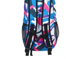 Рюкзак на молнии Яркий камуфляж, 1 отдел, 1 наружный и 2 боковых кармана, объём - 10л, розовый/голубой