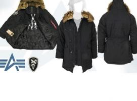 Куртка утеплённая женская Altitude W Parka Alpha Industries Black, M