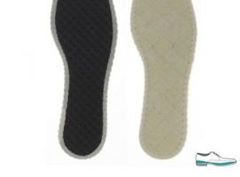 Стельки для обуви фольгированные ALU TECH, шерстяные, с латексом, р.35-36, 2шт