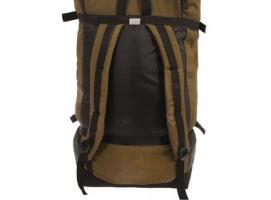 Рюкзак туристический на стяжке шнурком, 1 отдел, 3 наружных кармана, объём - 50л, цвет хаки